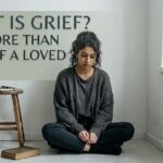 Woman expressing grief and loss